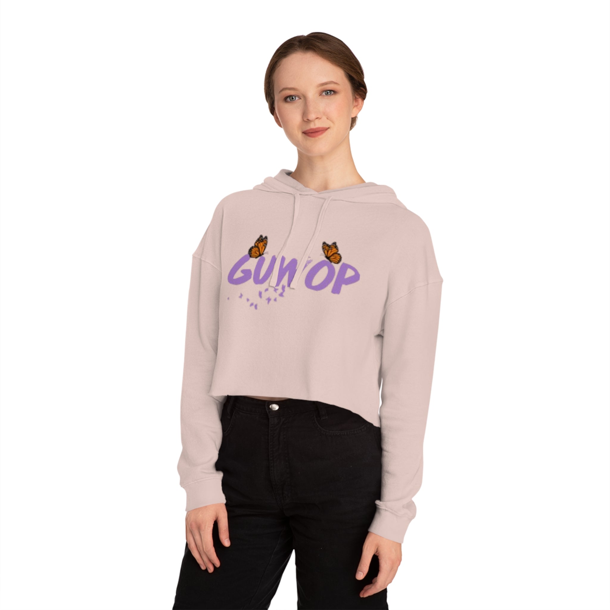 Women’s Cropped GuwopHeart Hoodie