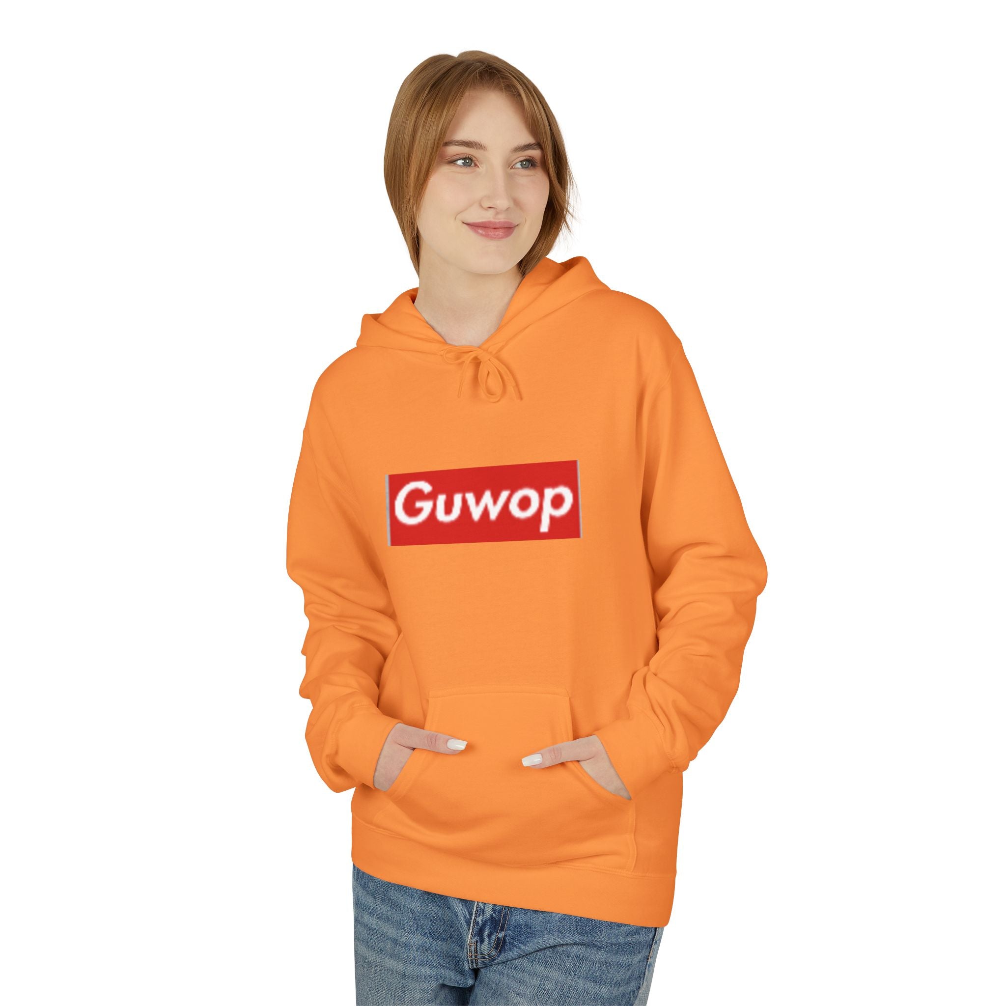 Guwop Graphic Hoodie — Orange